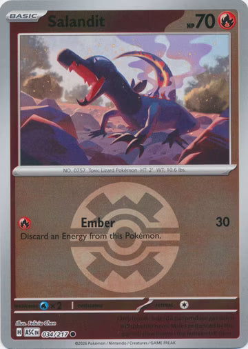 Ascended Heroes - 034/217 - Salandit - Ball Reverse Holo