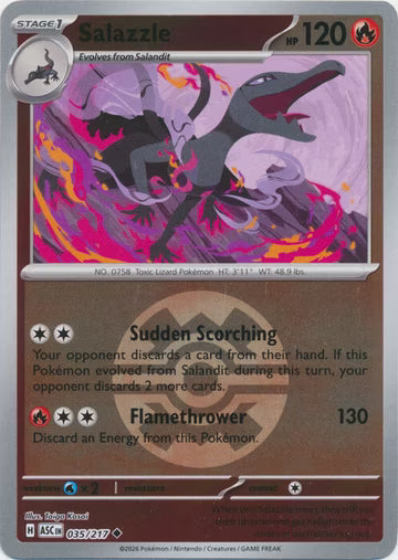 Ascended Heroes - 035/217 - Salazzle - Ball Reverse Holo