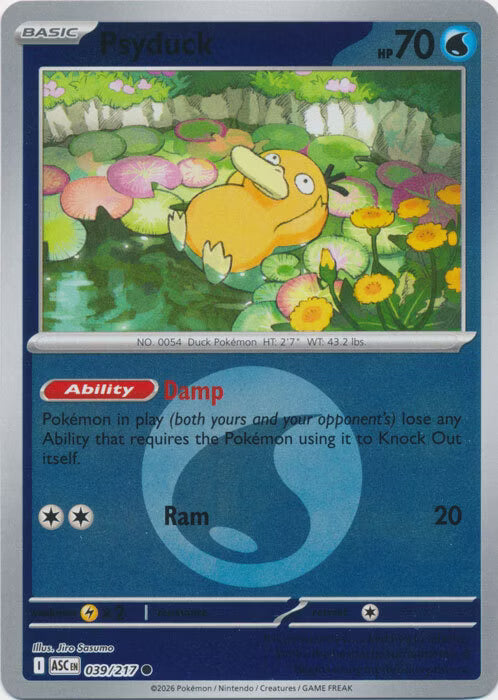 Ascended Heroes - 039/217 - Psyduck - Energy Reverse Holo