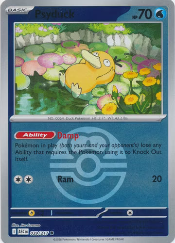 Ascended Heroes - 039/217 - Psyduck - Ball Reverse Holo