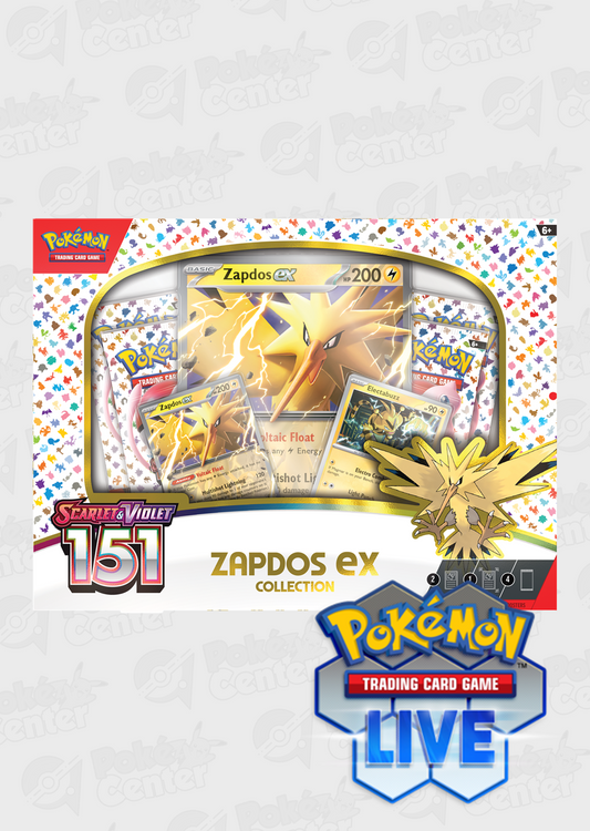 Live Code Card: 151 Zapdos ex collection
