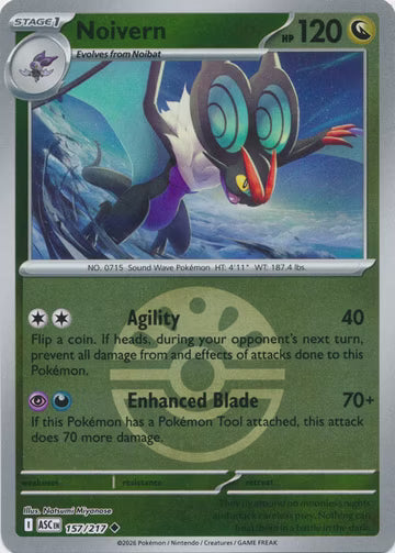 Ascended Heroes - 157/217 - Noivern - Ball Reverse Holo