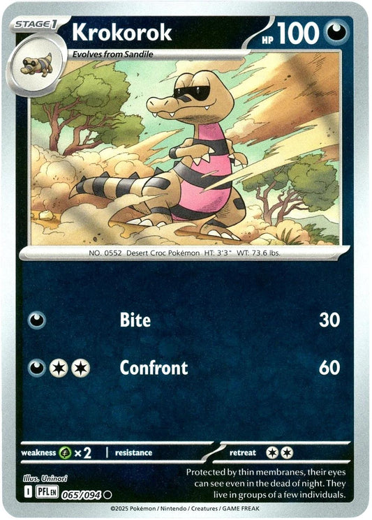 Phantasmal Flames - 065/094 - Krokorok - Reverse Holo