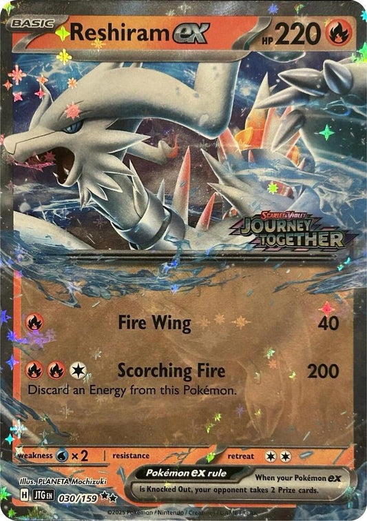 Journey Together - 030/159 - Reshiram ex (Stamped)