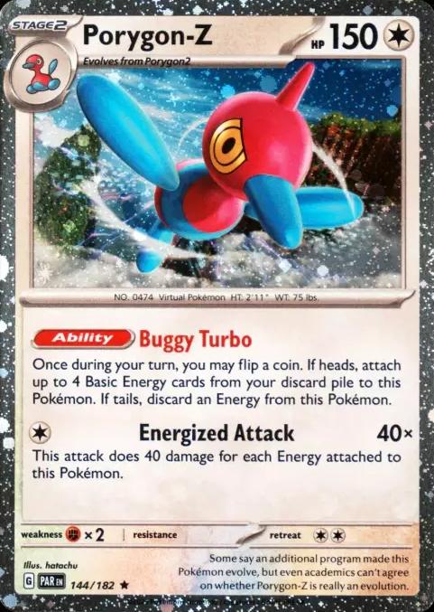 PAR - 144/182 - Porygon-Z - Cosmos Holo