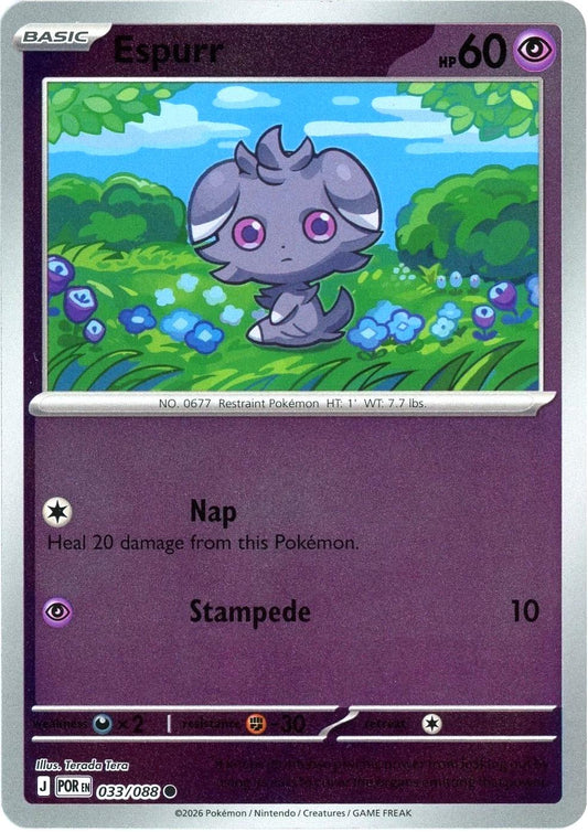 Perfect Order - 033/088 - Espurr - Reverse Holo