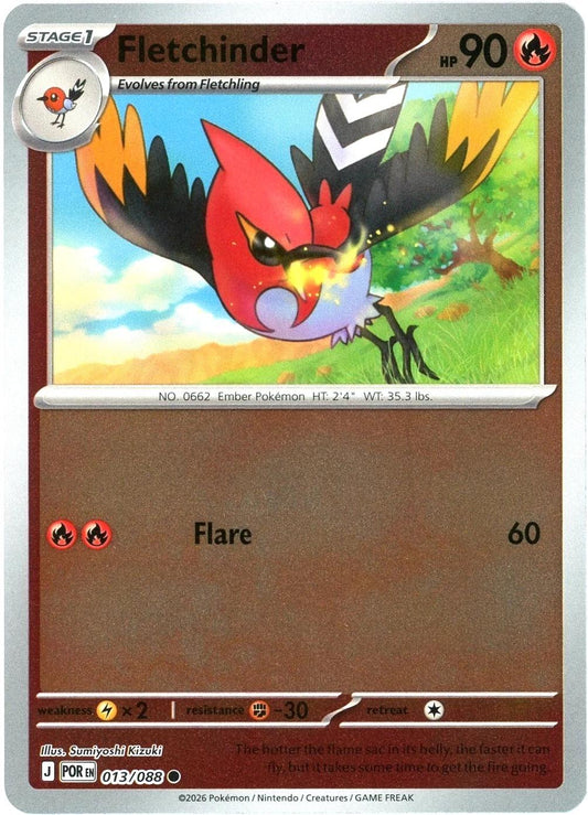 Perfect Order - 013/088 - Fletchinder - Reverse Holo