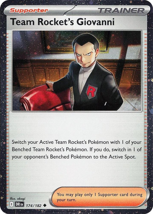 DRI - 174/182 - Team Rocket's Giovanni - Cosmos Holo
