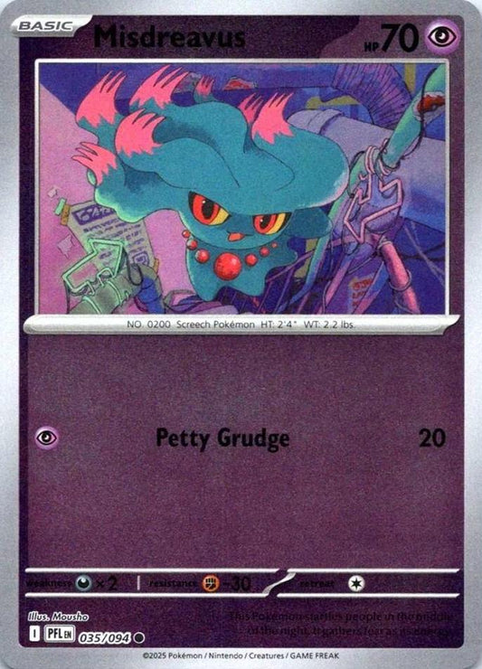 Phantasmal Flames - 035/094 - Misdreavus - Reverse Holo