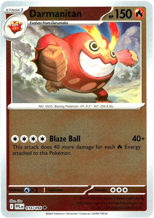 Phantasmal Flames - 016/094 - Darmanitan - Reverse Holo