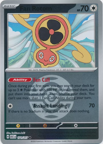 Ascended Heroes - 171/217 - Fan Rotom - Ball Reverse Holo