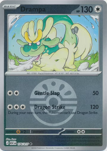 Ascended Heroes - 176/217 - Drampa - Ball Reverse Holo