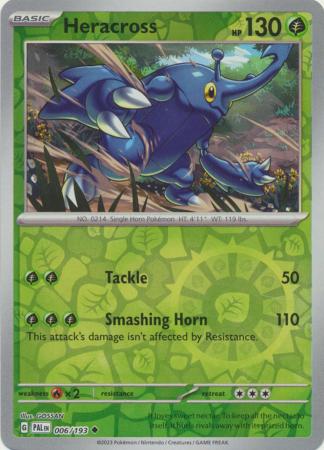Paldea Evolved - 006/193 - Heracross - Reverse Holo