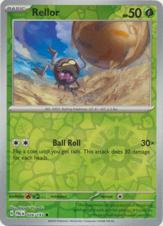 Paldea Evolved - 026/193 - Rellor - Reverse Holo