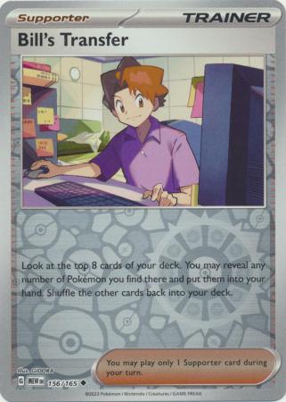 151 - 156/165 - Bill's Transfer - Reverse Holo