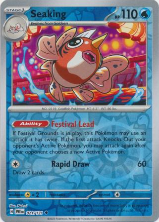 Prismatic Evolutions - 021/131 - Seaking - Reverse Holo