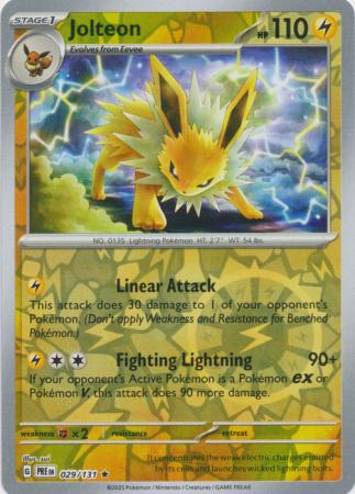 Prismatic Evolutions - 029/131 - Jolteon - Reverse Holo
