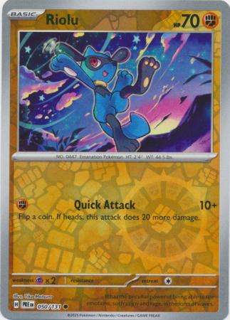 Prismatic Evolutions - 050/131 - Riolu - Reverse Holo