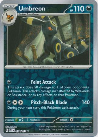 Prismatic Evolutions - 059/131 - Umbreon - Reverse Holo