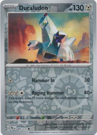 Prismatic Evolutions - 069/131 - Duraludon - Reverse Holo