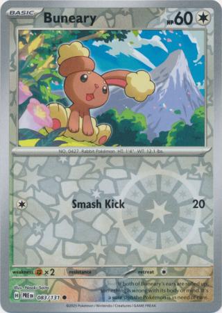 Prismatic Evolutions - 083/131 - Buneary - Reverse Holo