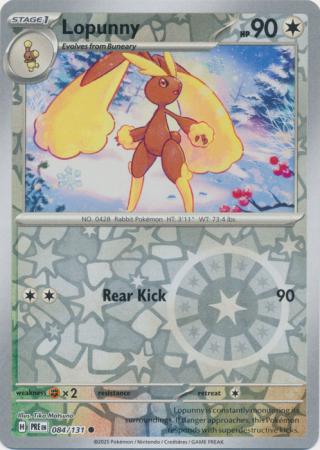 Prismatic Evolutions - 084/131 - Lopunny - Reverse Holo