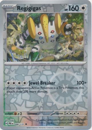 Prismatic Evolutions - 086/131 - Regigigas - Reverse Holo