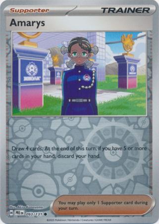 Prismatic Evolutions - 093/131 - Amarys - Reverse Holo
