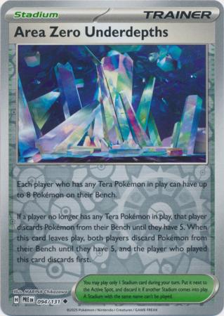 Prismatic Evolutions - 094/131 - Area Zero Underdepths - Reverse Holo