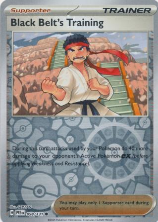 Prismatic Evolutions - 098/131 - Black Belt's Training - Reverse Holo