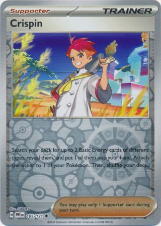 Prismatic Evolutions - 105/131 - Crispin - Reverse Holo