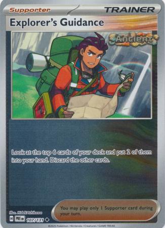 Prismatic Evolutions - 107/131 - Explorer's Guidance - Reverse Holo
