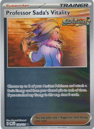 Prismatic Evolutions - 120/131 - Professor Sada's Vitality - Reverse Holo