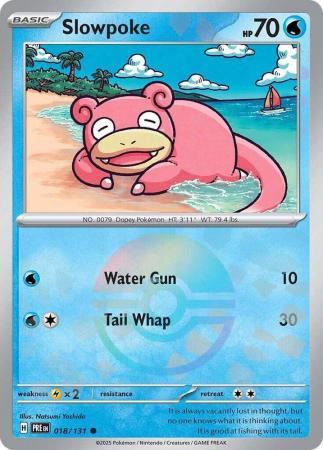 Prismatic Evolutions - 018/131 - Slowpoke - Poké Ball Reverse Holo