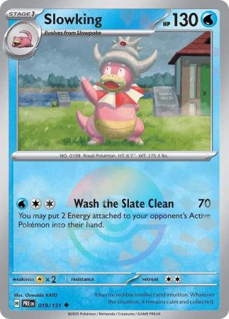 Prismatic Evolutions - 019/131 - Slowking - Poké Ball Reverse Holo