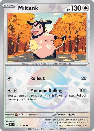 Prismatic Evolutions - 081/131 - Miltank - Poké Ball Reverse Holo