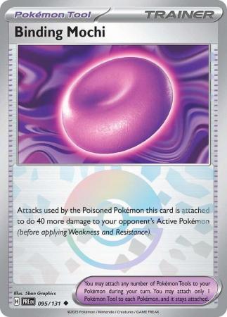 Prismatic Evolutions - 095/131 - Binding Mochi - Poké Ball Reverse Holo