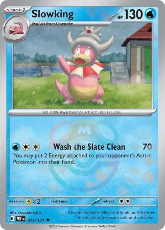 Prismatic Evolutions - 019/131 - Slowking - Master Ball Reverse Holo