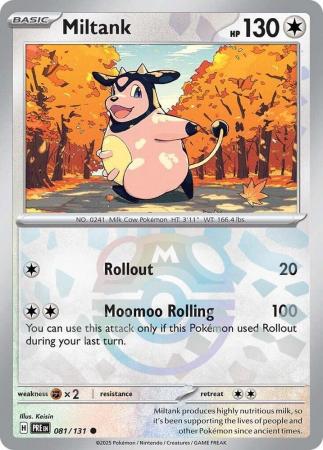 Prismatic Evolutions - 081/131 - Miltank - Master Ball Reverse Holo
