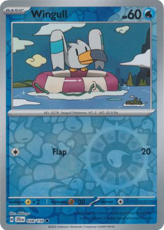Journey Together - 038/159 - Wingull - Reverse Holo