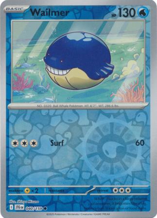 Journey Together - 040/159 - Wailmer - Reverse Holo