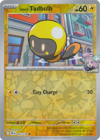Journey Together - 052/159 - Iono's Tadbulb - Reverse Holo