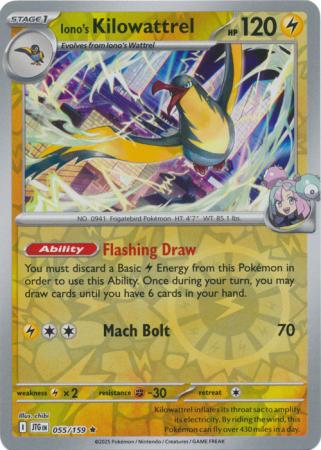 Journey Together - 055/159 - Iono's Kilowattrel - Reverse Holo