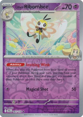 Journey Together - 067/159 - Lillie's Ribombee - Reverse Holo