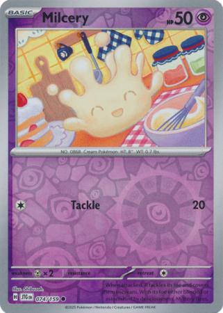 Journey Together - 074/159 - Milcery - Reverse Holo