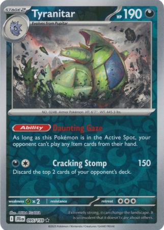 Journey Together - 095/159 - Tyranitar - Reverse Holo