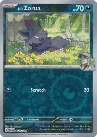 Journey Together - 097/159 - N's Zorua - Reverse Holo