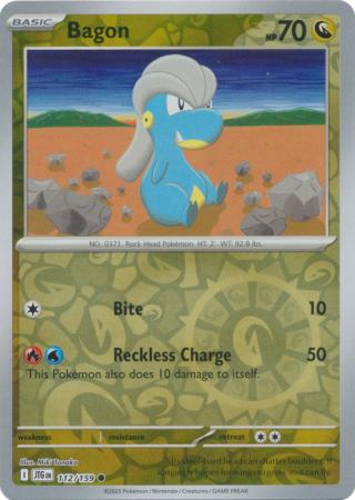 Journey Together - 112/159 - Bagon - Reverse Holo