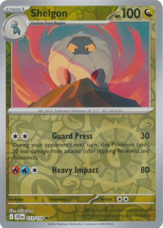 Journey Together - 113/159 - Shelgon - Reverse Holo