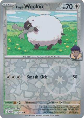 Journey Together - 135/159 - Hop's Wooloo - Reverse Holo